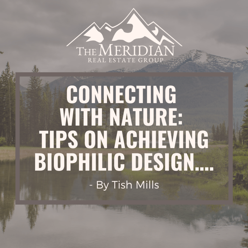 Connecting with Nature: Tips on achieving Biophilic Design….
